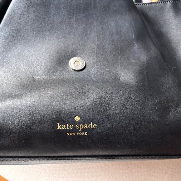 Kate Spade Camden Way Palermo Black Leather Satchel/Shoulder Bag - EUC - Picture 3 of 15